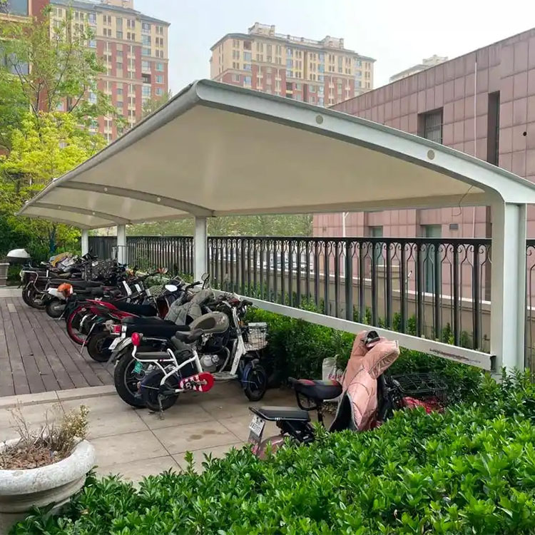 临夏市膜结构电动车棚